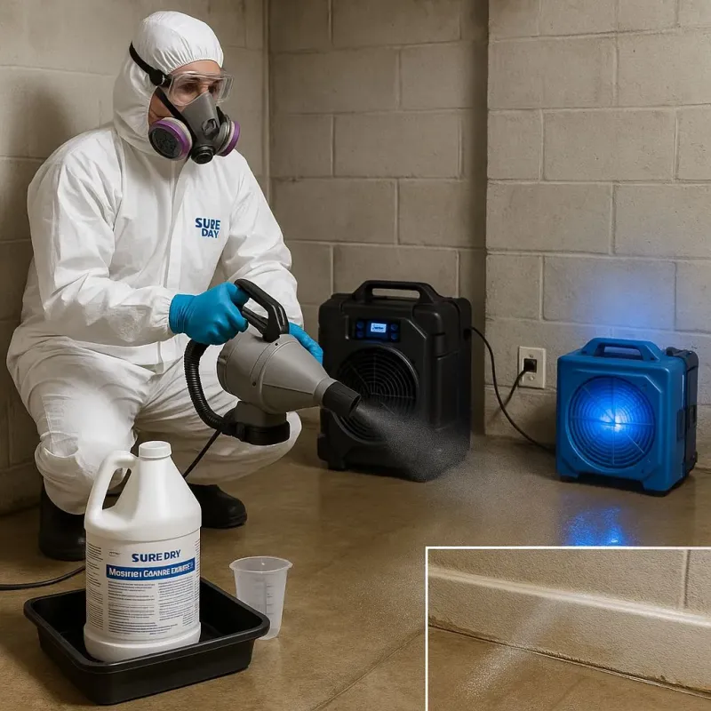 Sanitization and Odor Removal process in Goddard, MD